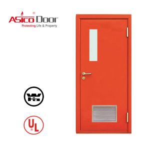 Õõnsad metallklaasi klaasiga uksed