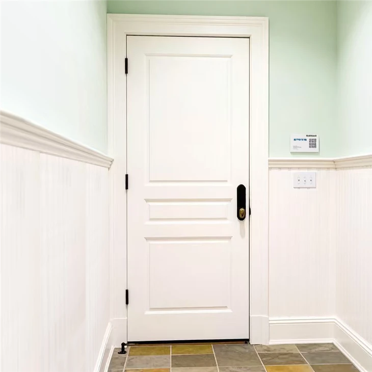 hotel white fire rated panel door